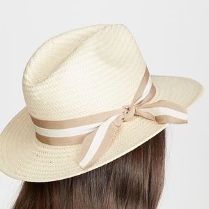 Madewell Flat Brim Straw Hat